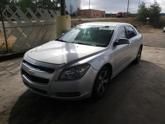 1G1ZC5EU8CF259708 - 2012 CHEVROLET MALIBU 1LT 银色 照片 2