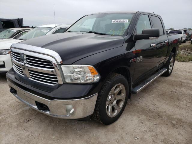 1C6RR7LM0ES302590 - 2014 RAM 1500 SLT BLACK photo 2