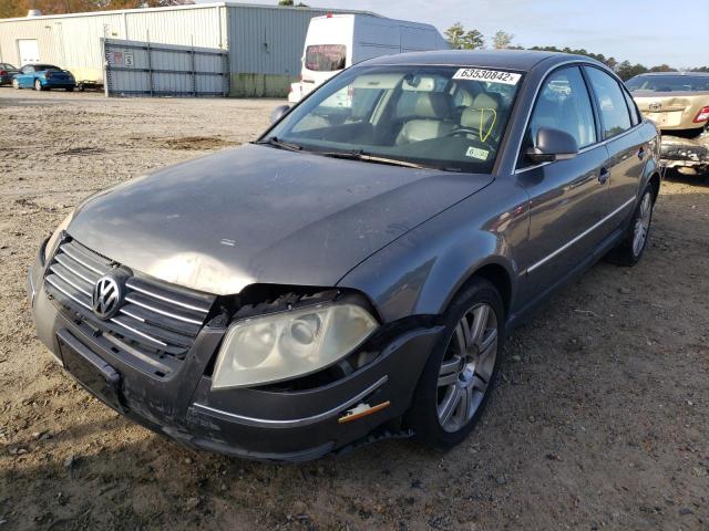 WVWRU63BX5E072488 - 2005 VOLKSWAGEN PASSAT GLX GRAY photo 2