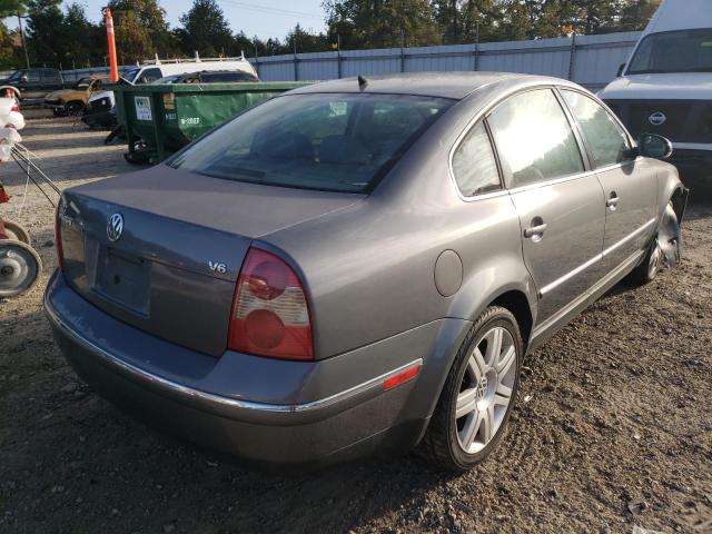 WVWRU63BX5E072488 - 2005 VOLKSWAGEN PASSAT GLX GRAY photo 4