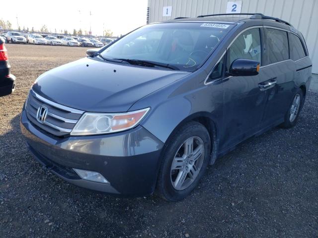 5FNRL5H92CB501654 - 2012 HONDA ODYSSEY TO GRAY photo 2