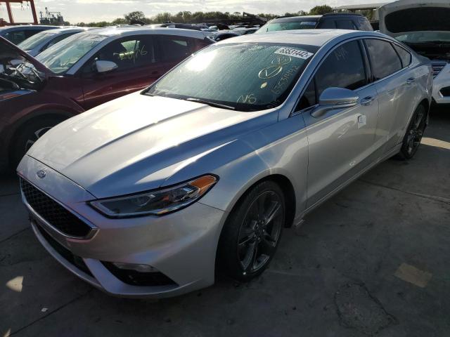 3FA6P0VP0HR165804 - 2017 FORD FUSION SPO SILVER photo 2