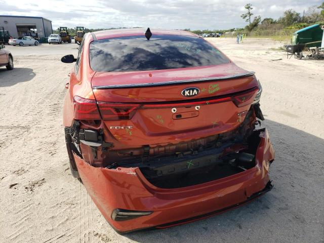 3KPF34AD6LE253944 - 2020 KIA FORTE GT L ORANGE photo 9