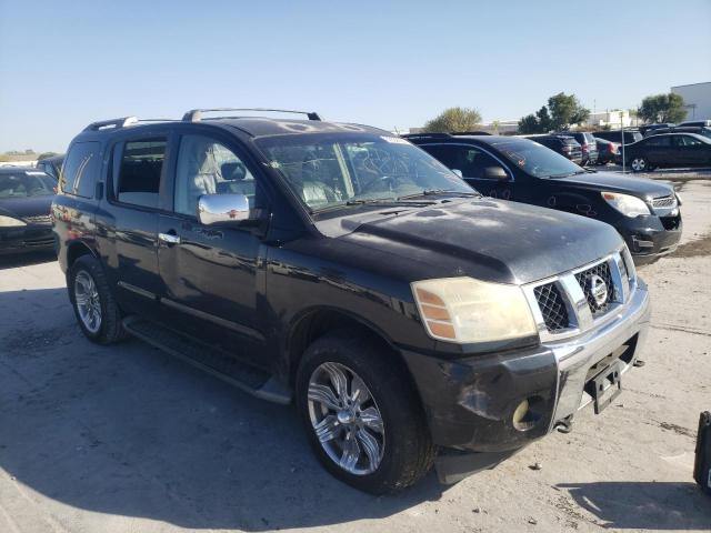 5N1AA08B64N718566 - 2004 NISSAN ARMADA SE BLACK photo 1