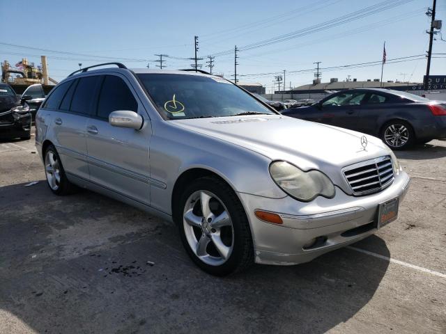 WDBRH61JX3F342114 - 2003 MERCEDES-BENZ C 240 SPOR SILVER photo 1