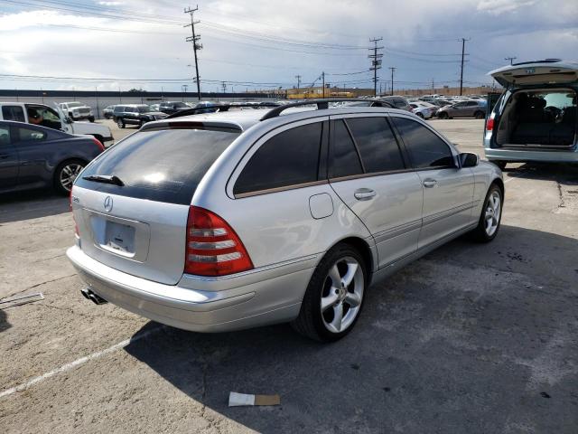 WDBRH61JX3F342114 - 2003 MERCEDES-BENZ C 240 SPOR SILVER photo 4