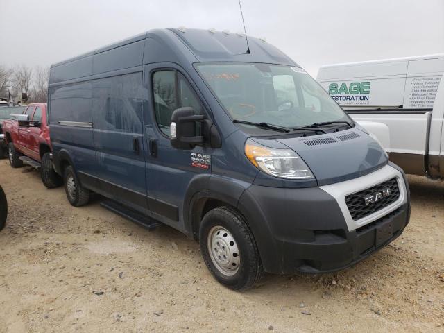 3C6TRVDG8KE513943 - 2019 RAM PROMASTER BLUE photo 1