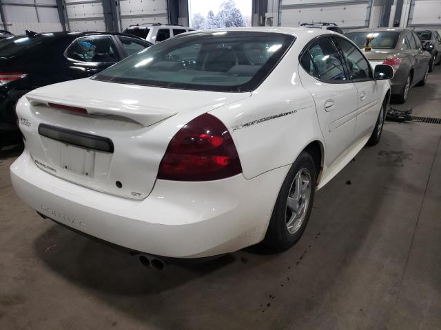 2G2WP522041297318 - 2004 PONTIAC GRAND PRIX თეთრი ფოტო 4