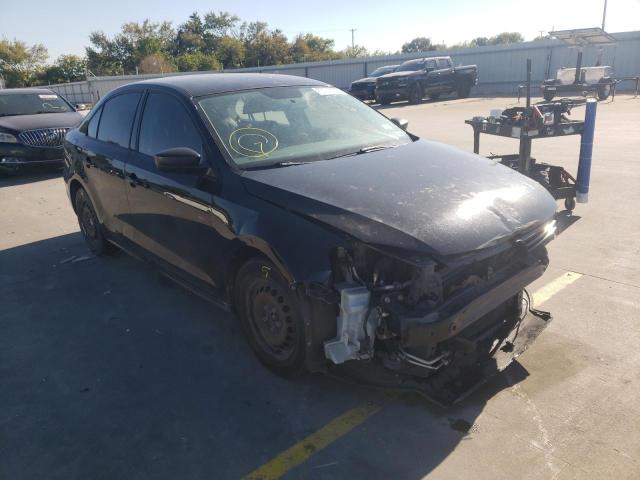 3VW1K7AJ3CM361204 - 2012 VOLKSWAGEN JETTA BASE أسود صورة 1