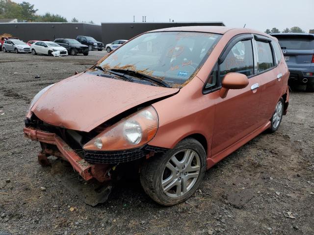 JHMGD38677S007974 - 2007 HONDA FIT S 橙色 照片 2