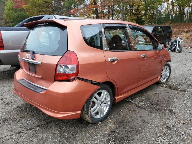 JHMGD38677S007974 - 2007 HONDA FIT S 橙色 照片 4