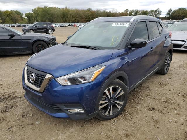 3N1CP5CU6KL521950 - 2019 NISSAN KICKS S BLUE photo 2