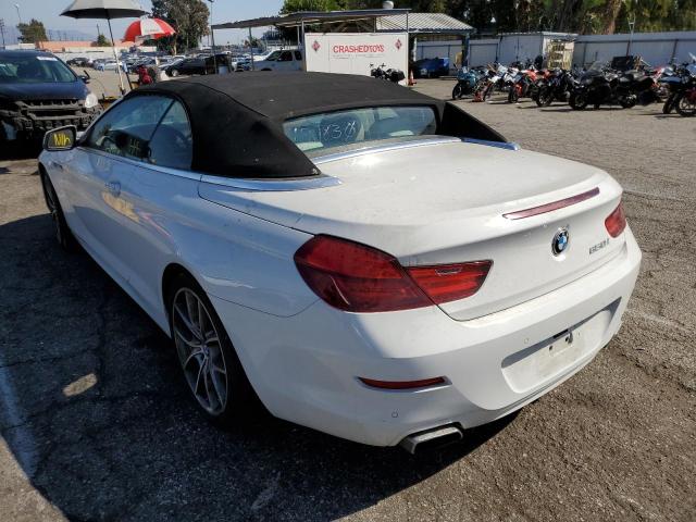 WBALZ3C54CDL70678 - 2012 BMW 650 I WHITE photo 3