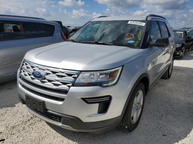 1FM5K7D85JGC81578 - 2018 FORD EXPLORER X SILVER photo 2