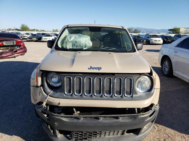 ZACCJAAT0FPB70162 - 2015 JEEP RENEGADE S TAN photo 5