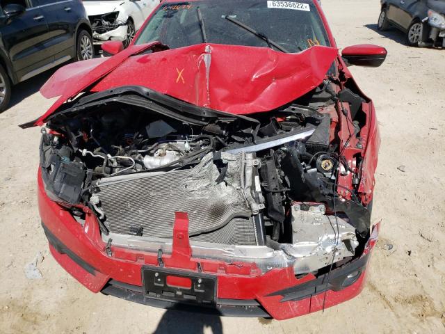 2HGFC1F72GH642674 - 2016 HONDA CIVIC EXL 红色 照片 9