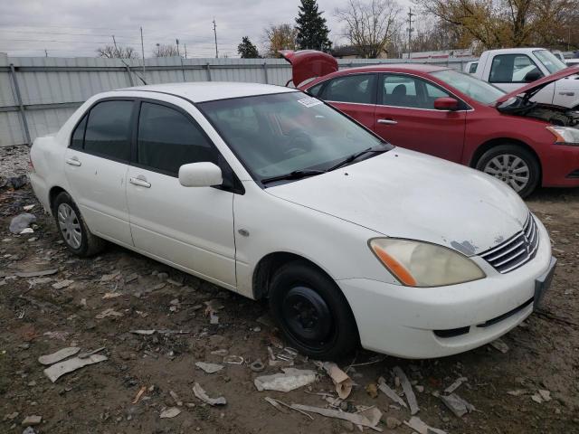 JA3AJ26E36U035390 - 2006 MITSUBISHI LANCER ES WHITE photo 1