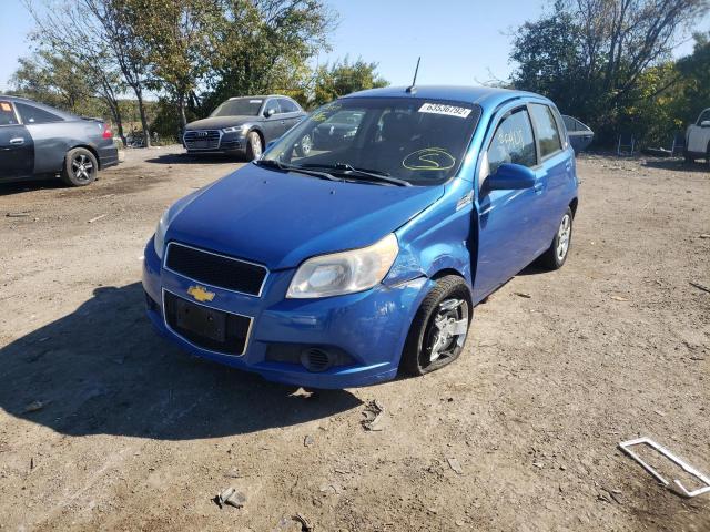 KL1TD66E69B341810 - 2009 CHEVROLET AVEO LS 蓝色 照片 2