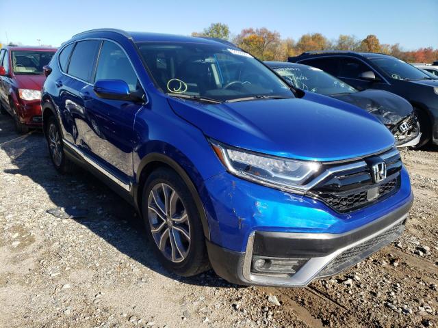 7FARW2H93LE020418 - 2020 HONDA CR-V TOURI BLUE photo 1