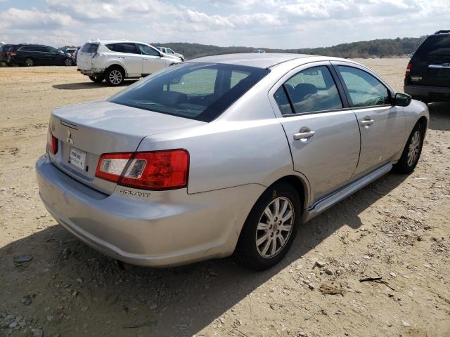 4A32B2FF4AE002054 - 2010 MITSUBISHI GALANT FE SILVER photo 4