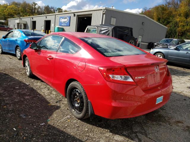 2HGFG3B11CH533005 - 2012 HONDA CIVIC EXL 红色 照片 3