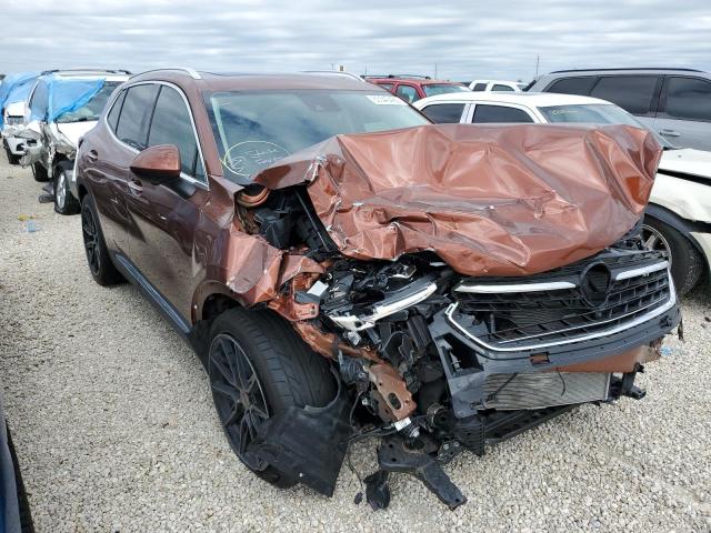 LRBFZNR47ND047530 - 2022 BUICK ENVISION E BROWN photo 1