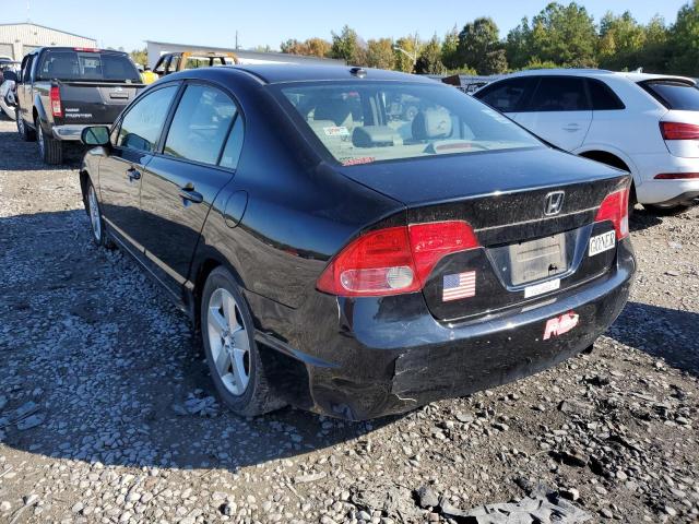 2HGFA16948H350842 - 2008 HONDA CIVIC EXL 黑色 照片 3