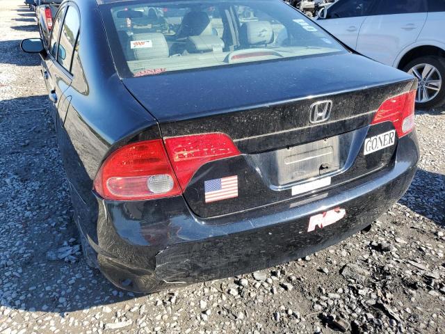 2HGFA16948H350842 - 2008 HONDA CIVIC EXL 黑色 照片 9