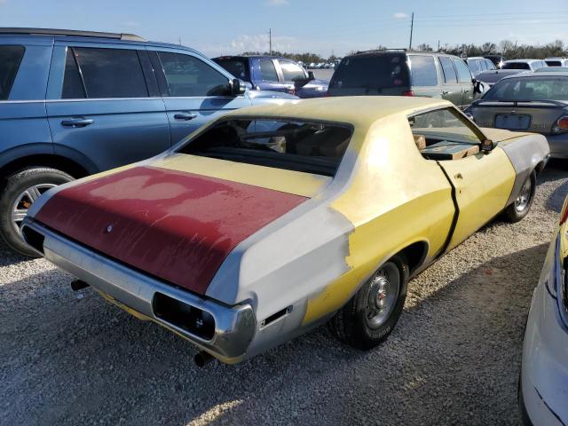 2A25L198830 - 1972 FORD TORINO YELLOW photo 4