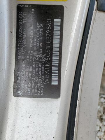 WBALM5C51BE379860 - 2011 BMW Z4 SDRIVE3 Or photo 10