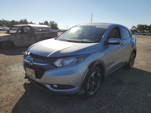 3CZRU6H54JG721394 - 2018 HONDA HR-V EX SILVER photo 2