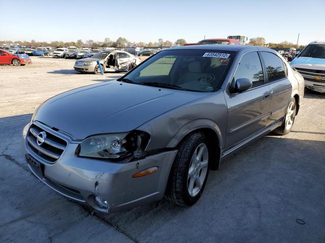 JN1DA31D82T453191 - 2002 NISSAN MAXIMA GLE SILVER photo 2