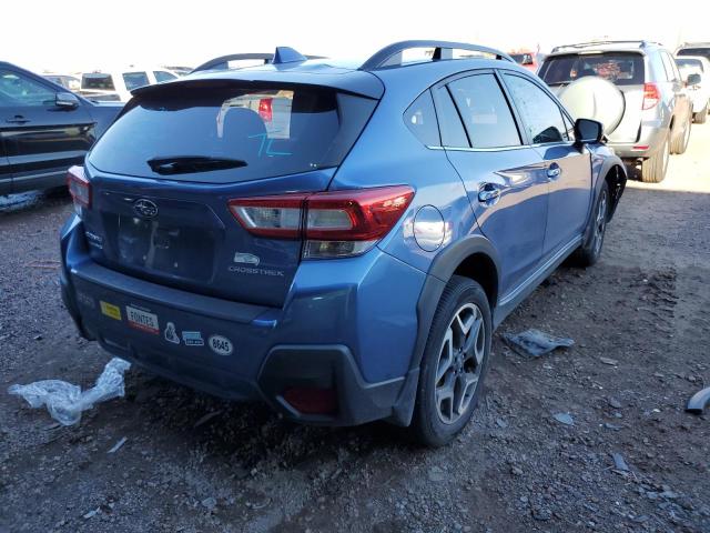 JF2GTANC9KH345659 - 2019 SUBARU CROSSTREK BLUE photo 4