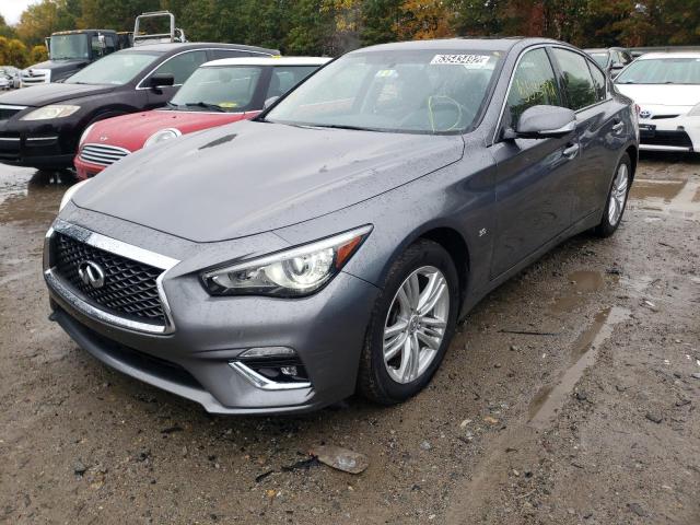 JN1EV7AR9JM441023 - 2018 INFINITI Q50 LUXE GRAY photo 2