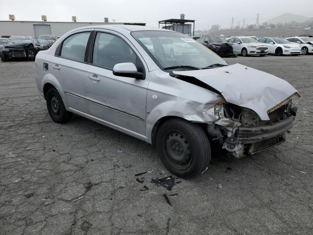 KL1TD56667B111684 - 2007 CHEVROLET AVEO BASE SILVER photo 1