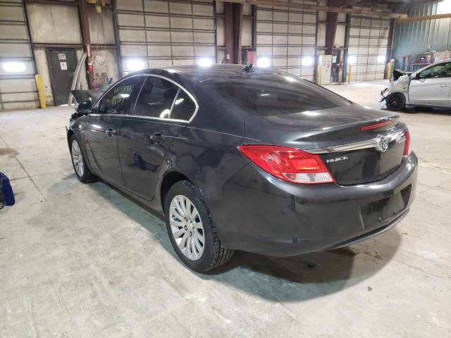 2G4GR5EK4C9178253 - 2012 BUICK REGAL BLACK photo 3