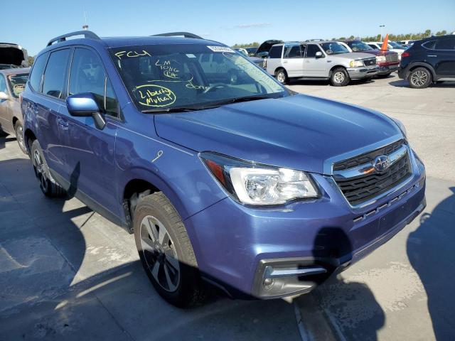 JF2SJAEC4JH522939 - 2018 SUBARU FORESTER 2 BLUE photo 1