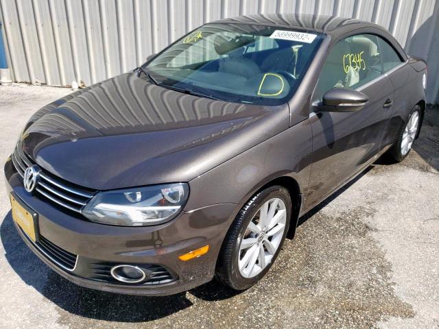 WVWBW8AH9EV001197 - 2014 VOLKSWAGEN EOS KOMFOR 棕色 照片 2