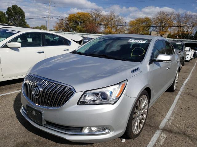 1G4GF5G39EF124164 - 2014 BUICK LACROSSE T SILVER photo 2