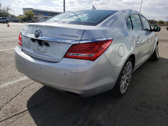 1G4GF5G39EF124164 - 2014 BUICK LACROSSE T SILVER photo 4