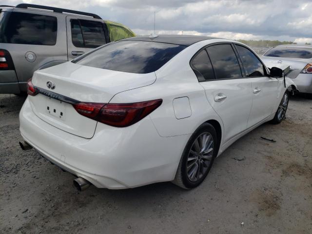 JN1EV7AP2JM352456 - 2018 INFINITI Q50 LUXE WHITE photo 4