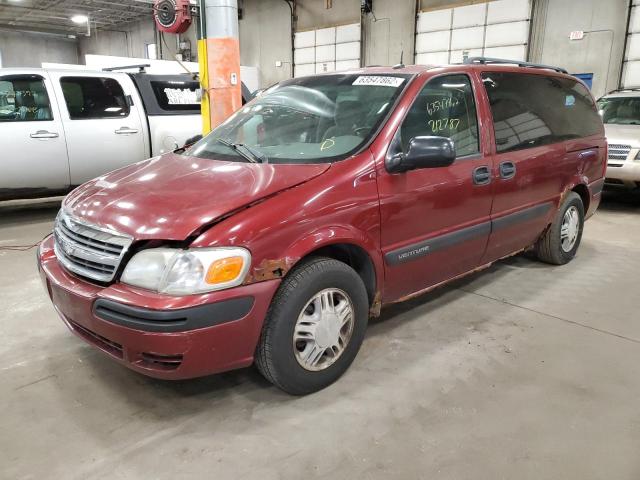 1GNDX13E43D280651 - 2003 CHEVROLET VENTURE LU RED photo 2