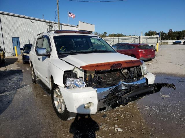 5N1BA08A17N707510 - 2007 NISSAN ARMADA SE WHITE photo 1