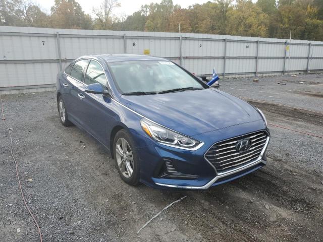 5NPE34AF2JH677384 - 2018 HYUNDAI SONATA SPO BLUE photo 1