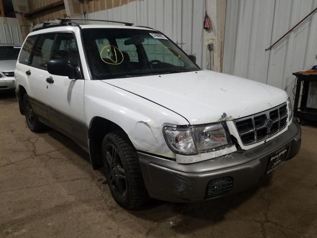 JF1SF6550WH770441 - 1998 SUBARU FORESTER S WHITE photo 1