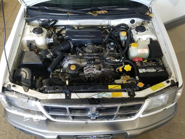 JF1SF6550WH770441 - 1998 SUBARU FORESTER S WHITE photo 7