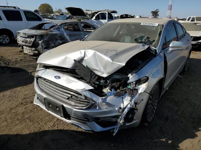 3FA6P0K97HR158564 - 2017 FORD FUSION TIT SILVER photo 9