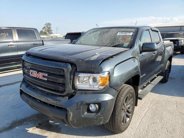 1GTG5CEN0K1358850 - 2019 GMC CANYON SLE GRAY photo 2