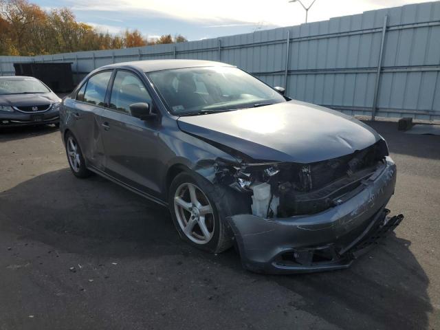 3VW2K7AJ1EM274571 - 2014 VOLKSWAGEN JETTA BASE GRAY photo 1