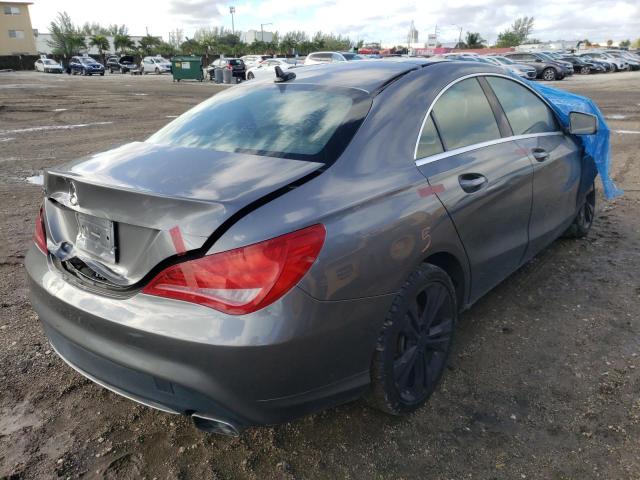 WDDSJ4EB4EN043716 - 2014 MERCEDES-BENZ CLA 250 SILVER photo 4